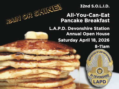  All You Can Eat Pancake Breakfast April 18th 
